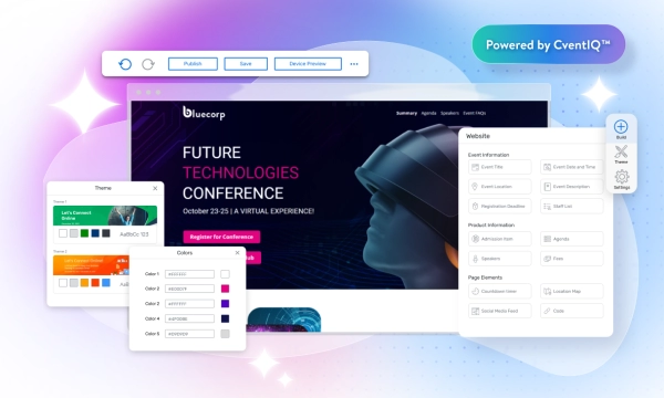 Event website builder